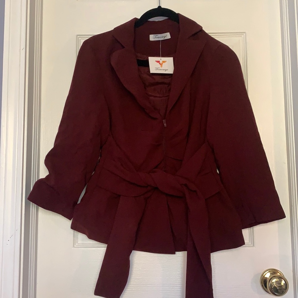 NWT Tie Waist Blazer/Jacket